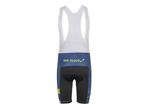 WEMOVE Active R Bib shorts Blå 3XL Sykkelshorts med rett bakpanel 